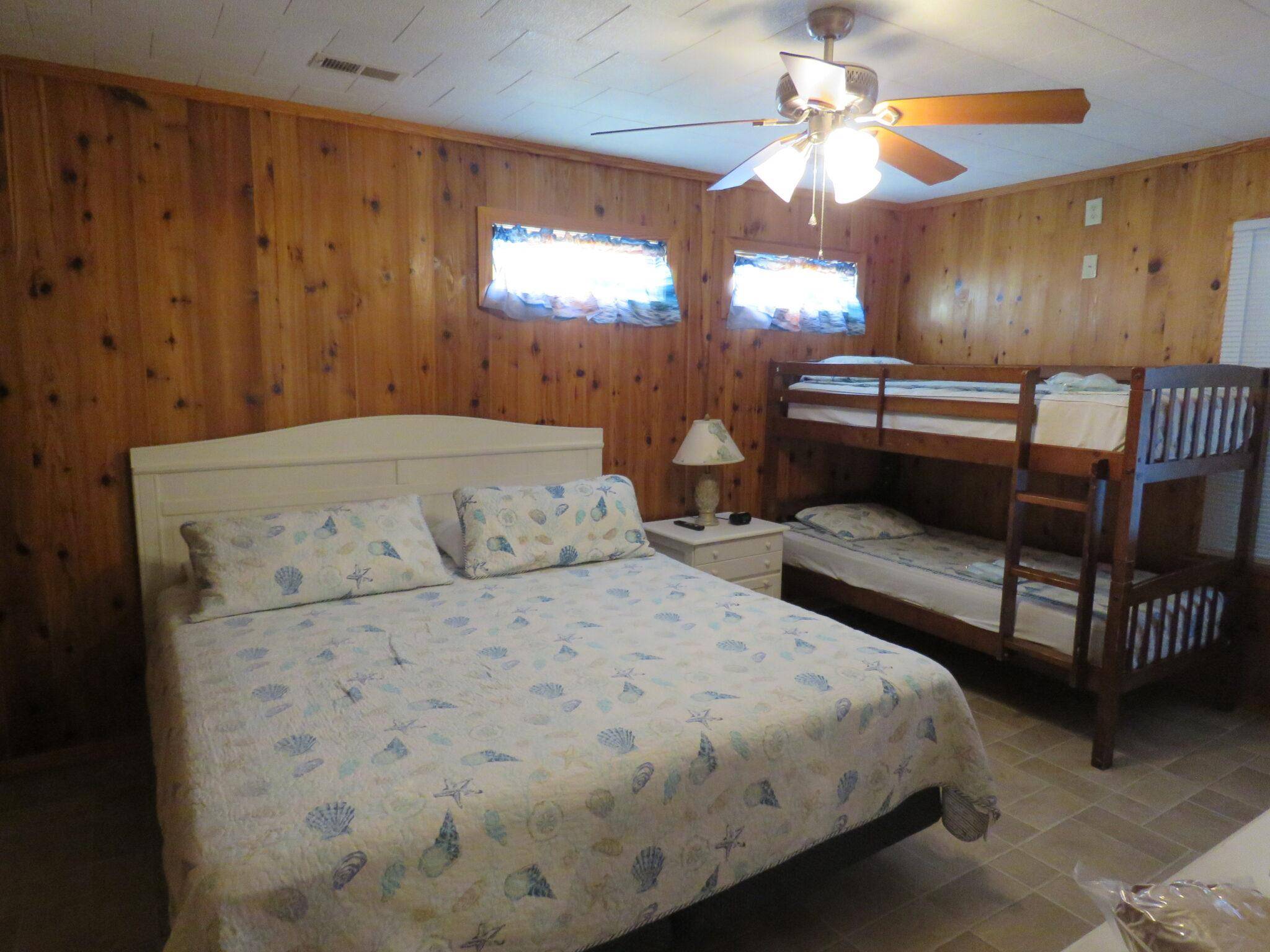 Second Floor Master Bedroom with King and Bunk Beds