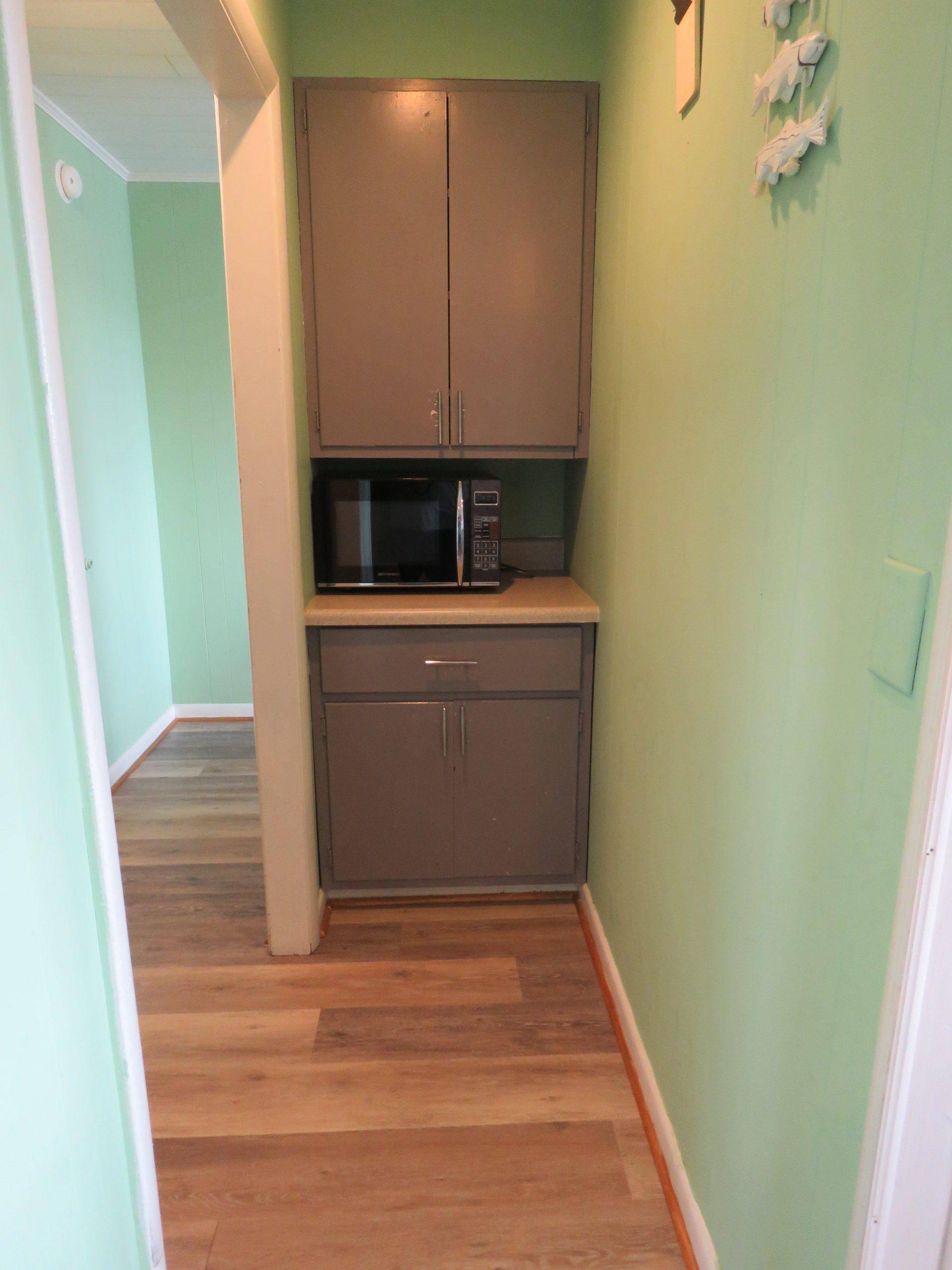 Pantry Space and Microwave